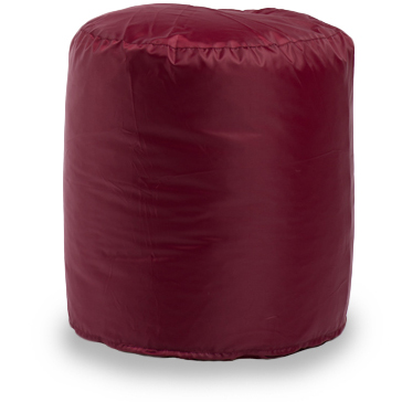 фото Бескаркасный пуф-цилиндр пуффбери цилиндр one size, оксфорд, бордовый