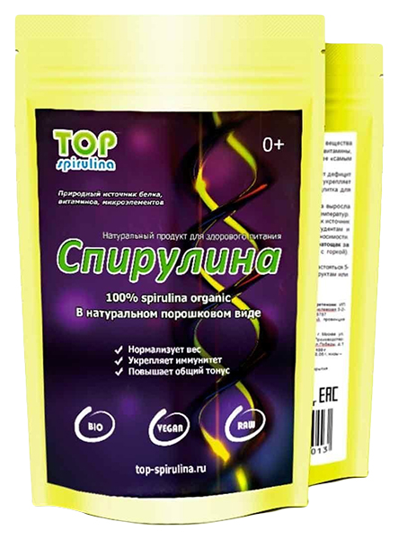 фото Спирулина top spirulina порошок