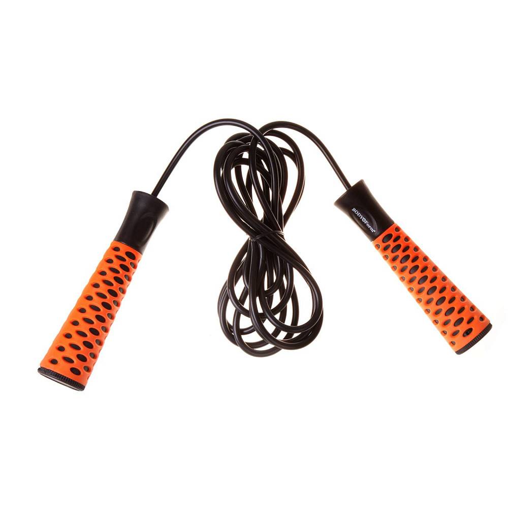 фото Скакалка гимнастическая body form bf-jr08 305 см black/orange