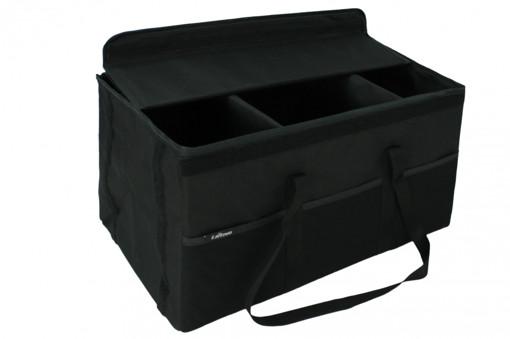 фото Сумка-органайзер в багажник складная, laitbag черный, 50х30х25 laitovo ot-1189-47-3