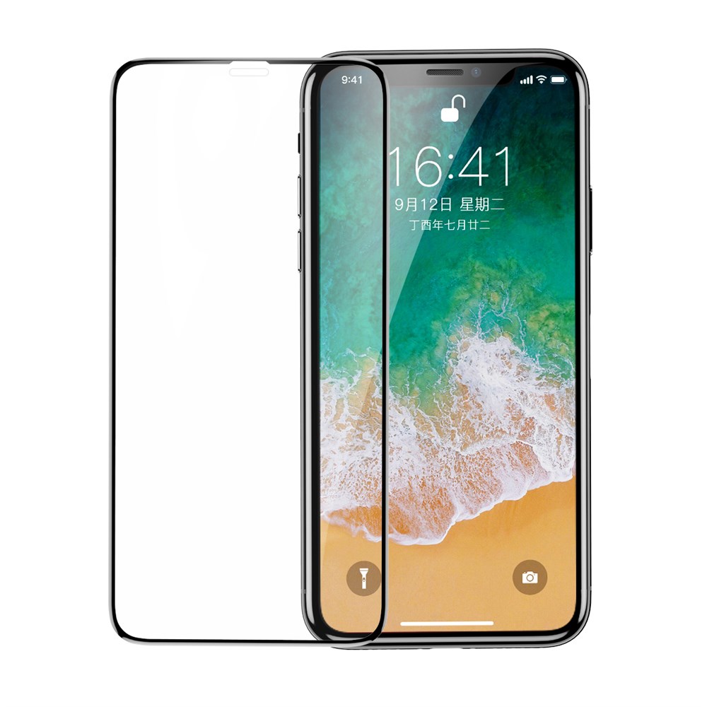 

Защитное стекло для iPhone X/XS Baseus Full Coverage Curved Tempered Glass Protector