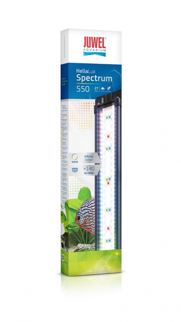 фото Светильник для аквариума juwel helialux spectrum led для trigon 350, 24 вт, 9000 к, 55 см