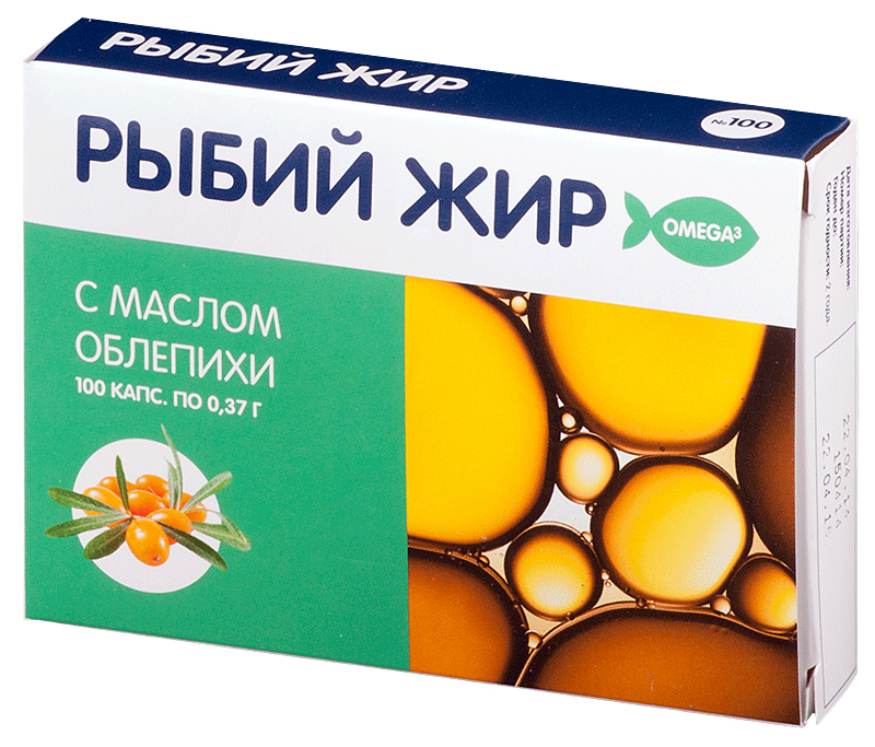 Купить Мелиген Рыбий жир с маслом облепихи, Рыбий жир PL с маслом облепихи капсулы 100 шт.
