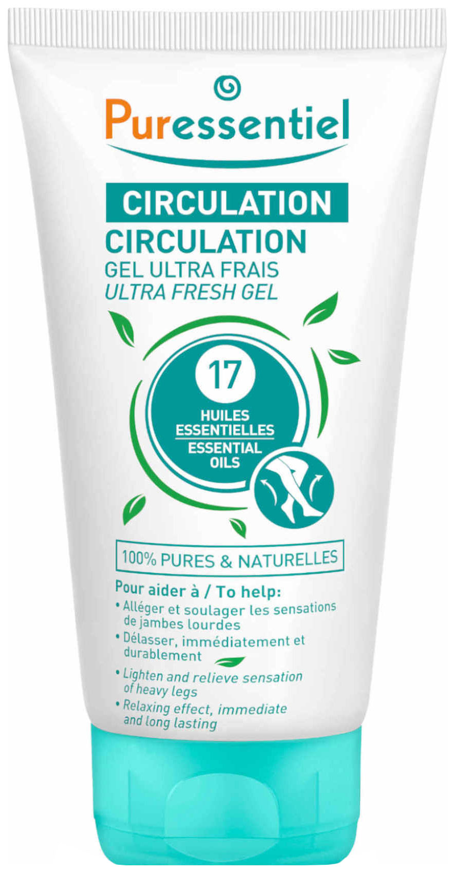 Гель для ног Puressentiel Circulation Ultra Fresh 125 мл набор настоящему мужику шампунь для волос 300 мл аромат мята и хмель гель для душа 300 мл аромат перечной мяты и лайма