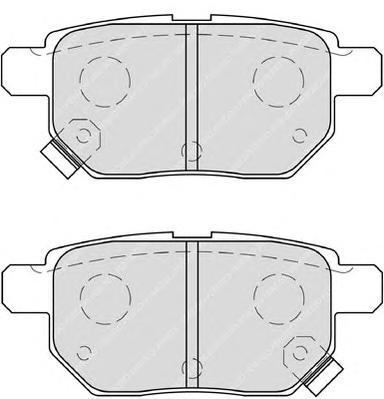 фото Комплект тормозных колодок ferodo fdb4042