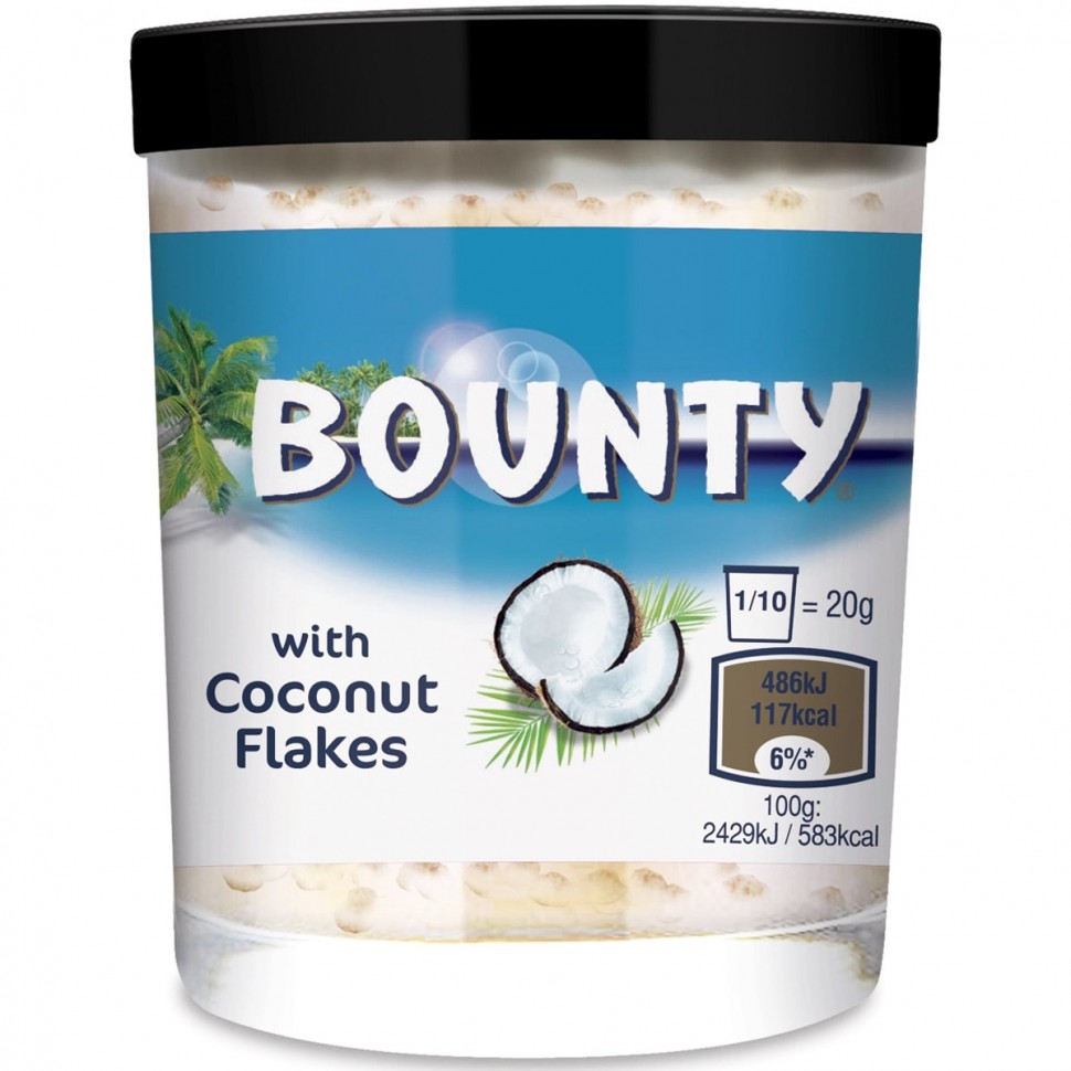 Паста Bounty с кокосовыми хлопьями 200 г