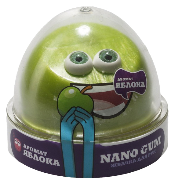 

Игрушка-антистресс Nano Gum Жвачка для рук аромат яблока 50 г NGAZY50
