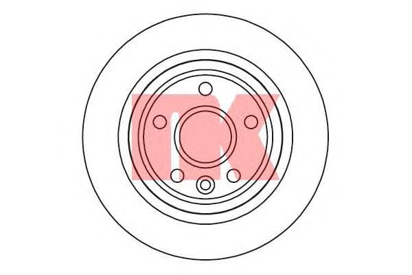 фото Тормозной диск nk 202571