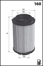 

Фильтр топливный MECAFILTER ELG5546