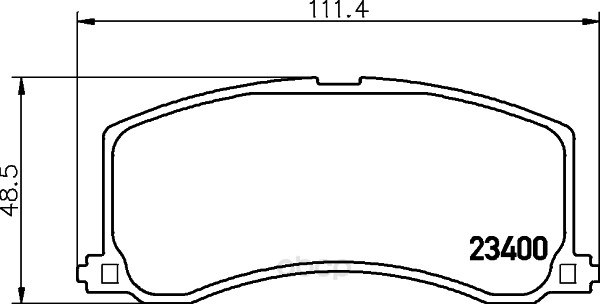 

Комплект тормозных колодок Hella 8DB355016941