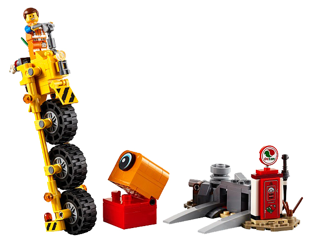 Конструктор LEGO Movie 70823 Трехколёсный велосипед Эммета! lego movie бронебро эксклюзивная мини фигурка