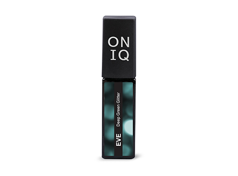 

Гель-лак Oniq Eve 128 Deep Green Glitter, 6 мл