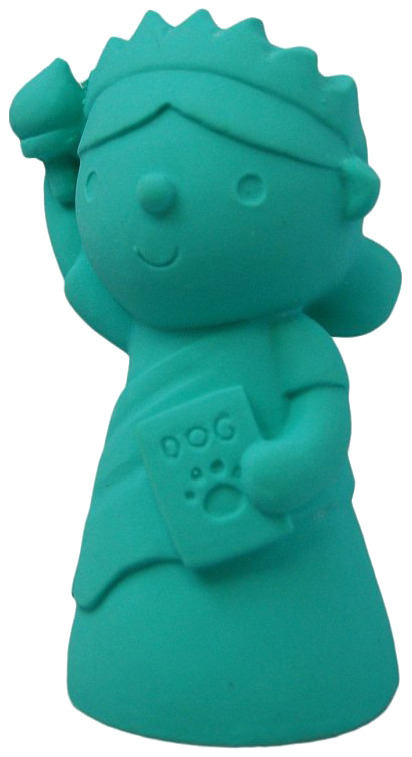 фото Жевательная игрушка для собак tarky статуя свободы, голубая, 12 см