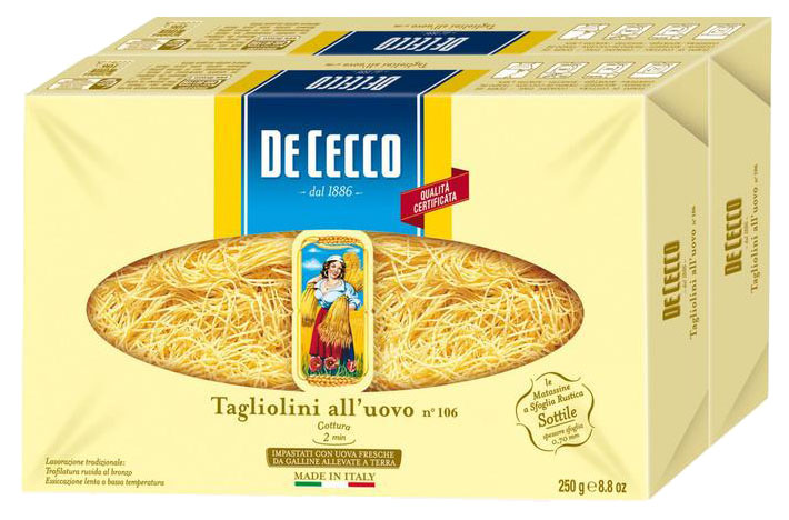 Макаронные изделия De Cecco tagliolini 250 г