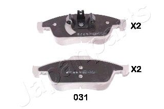 

Тормозные колодки Japanparts дисковые PA031AF