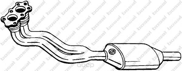 

Глушитель выхлопной системы bosal 099833