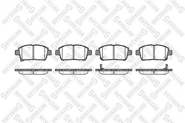 

Тормозные колодки Stellox дисковые 982002SX