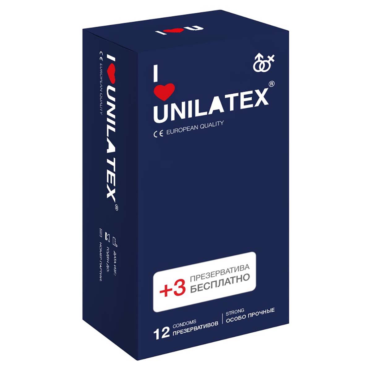 Купить Презервативы Unilatex Extra Strong 12+3 шт.