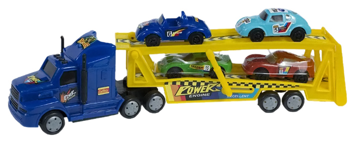 

Автовоз Toybola TB-005 в наборе с машинками, инерционный, 6х31х14см