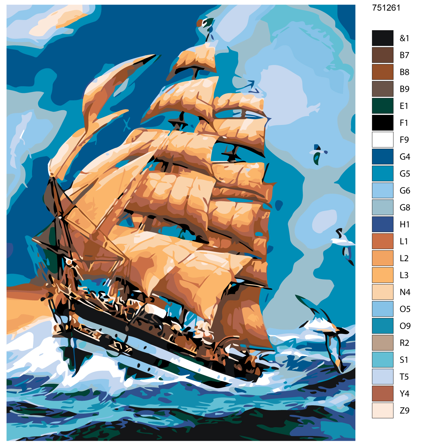 

Картина по номерам, 40 x 50, KTMK-751261, KTMK-751261