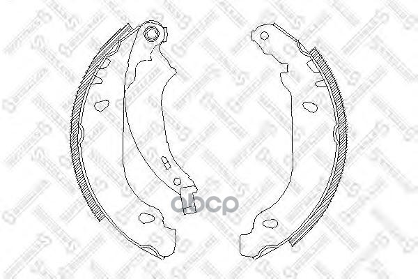 

Комплект тормозных колодок Stellox 087100SX