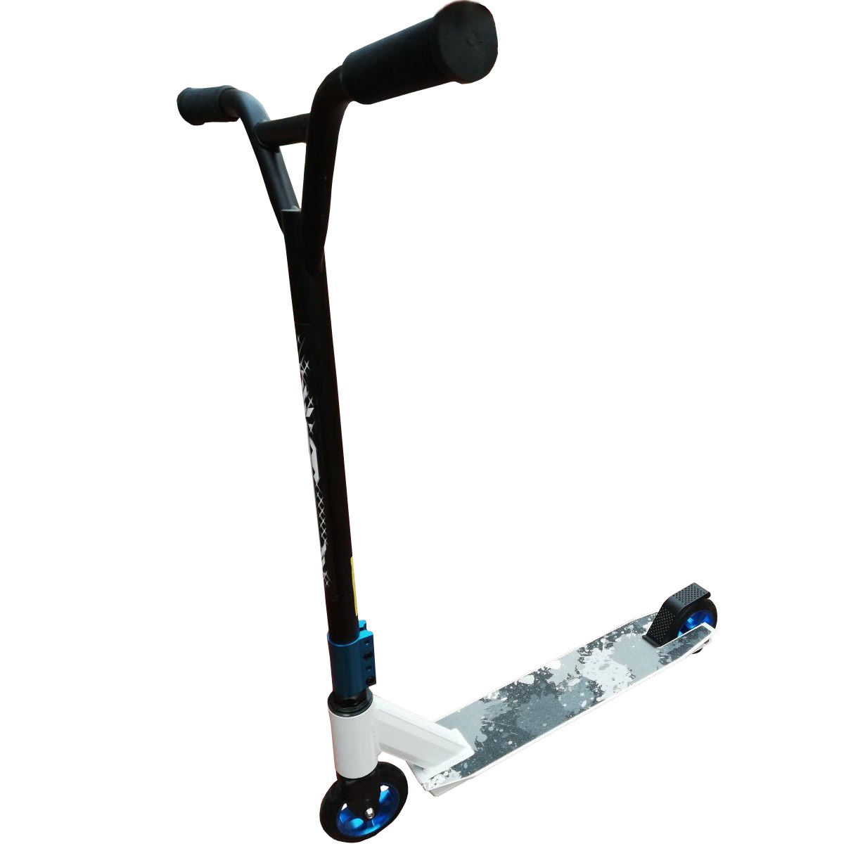 фото Трюковый самокат scooter pro усиленный черно-синий