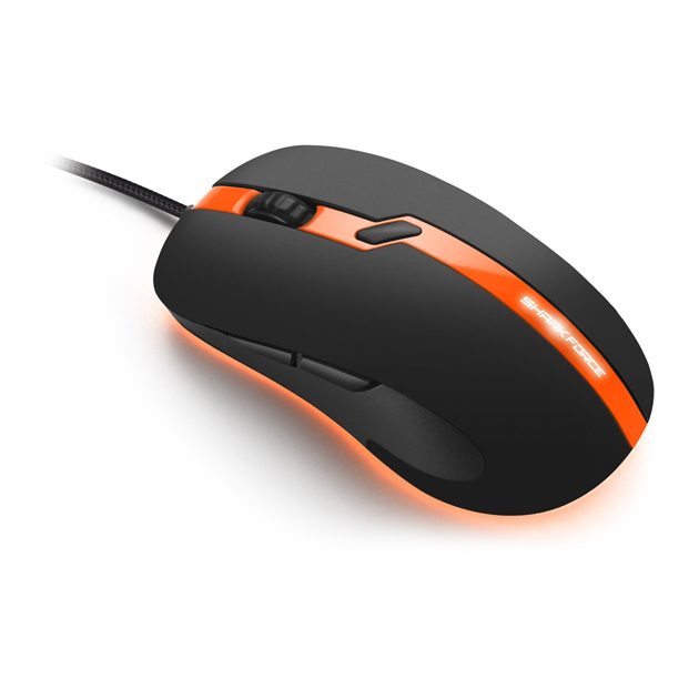 фото Игровая мышь sharkoon force pro black (force pro orange)