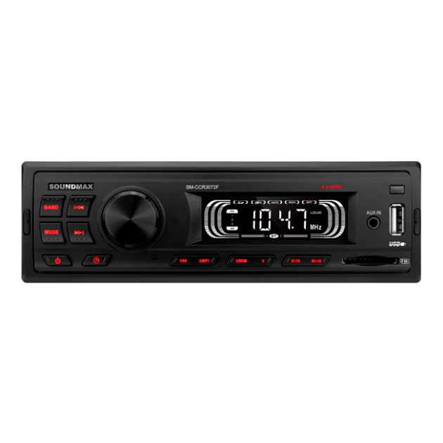 Автомобильная магнитола Soundmax SM-CCR3072F Black R