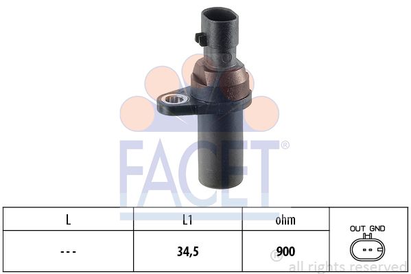 

Датчик автомобильный Facet 9.0377