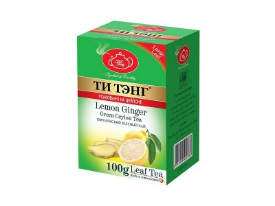 Чай весовой зеленый Ти Тэнг Lemon Ginger 100 г