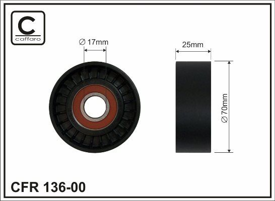 

Натяжной ролик CAFFARO 136-00