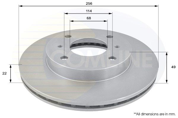 фото Тормозной диск comline adc0219v