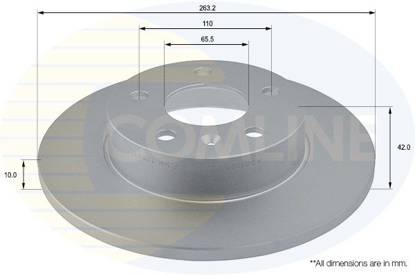 фото Тормозной диск comline adc1121