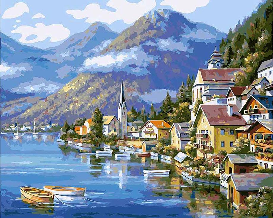 

Картина по номерам Paintboy Хальштадт. Австрия, 40x50 см, Хальштадт. Австрия