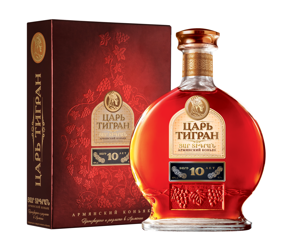 

Бренди Царь Тигран, 10лет, 40 %, 500 мл