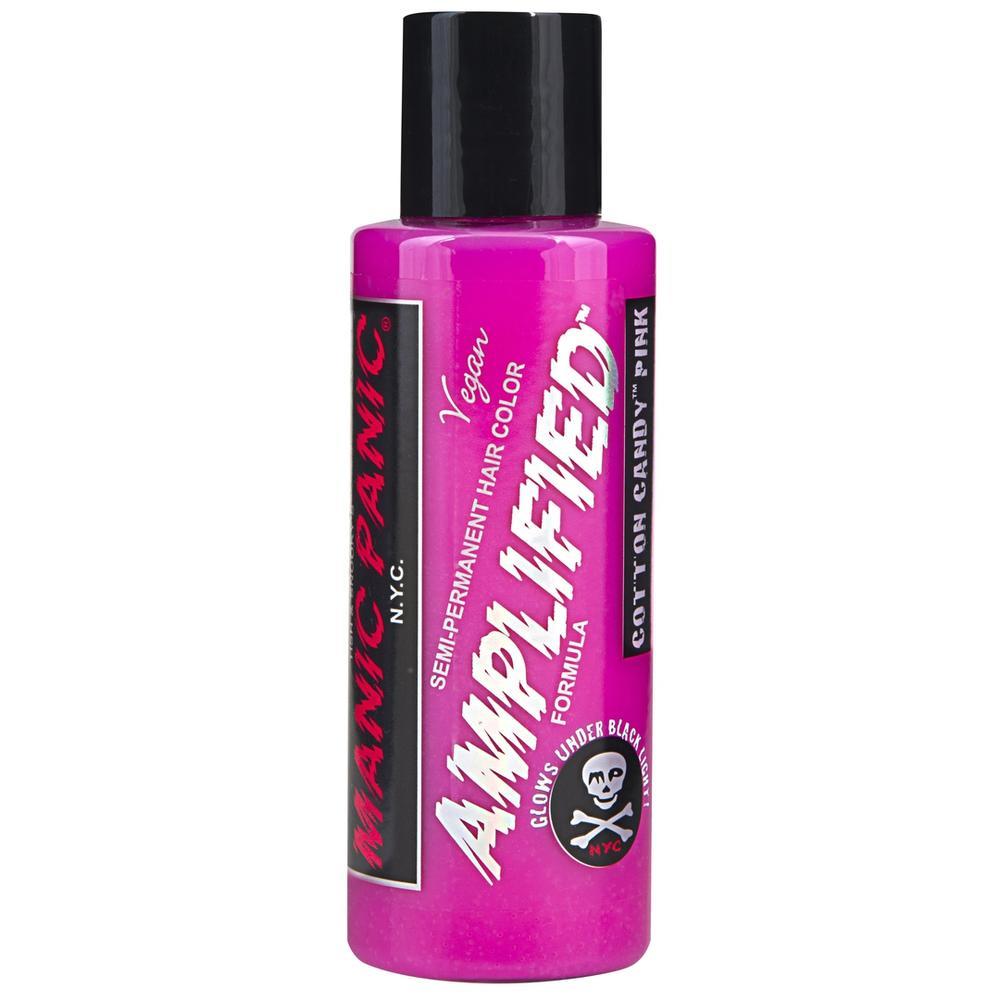 Краска для волос MANIC PANIC Amplified Cotton Candy Pink краска для татуировки пигмент для тату eternal ink pink 30мл