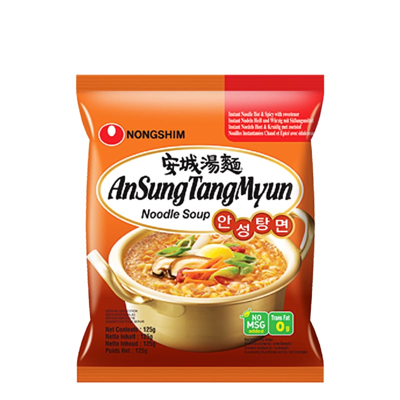 Лапша быстрого приготовления Ансан Танмён Nongshim пачка 125 г