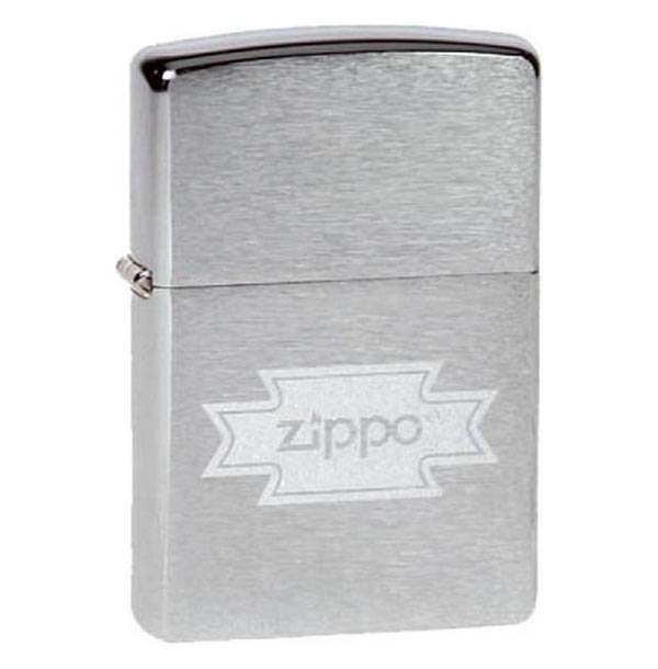 Бензиновая зажигалка Zippo №200 Zippo Brushed Chrome