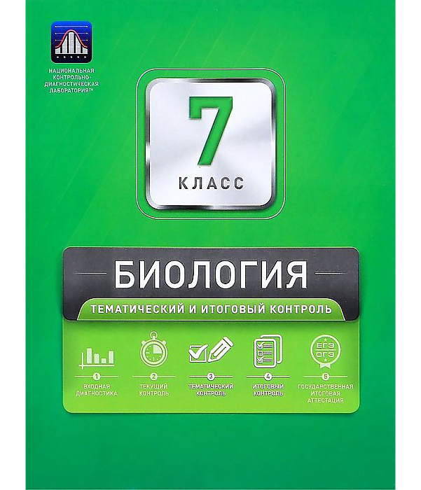 

Нкдл, Биология, 7 кл, тематический и Итоговый контроль, Вкладыш, Рохлов