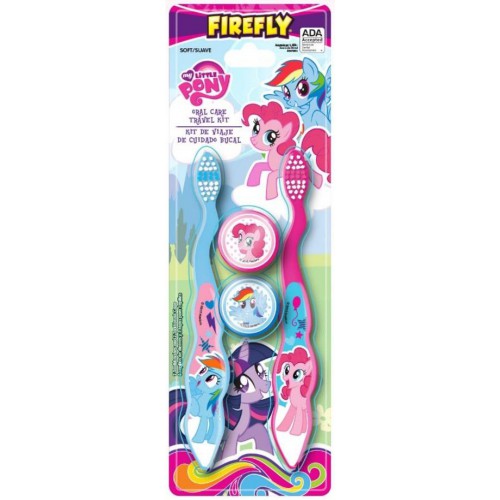 фото Набор зубных щеток dr.fresh my little pony с резиновой вставкой, мягкие