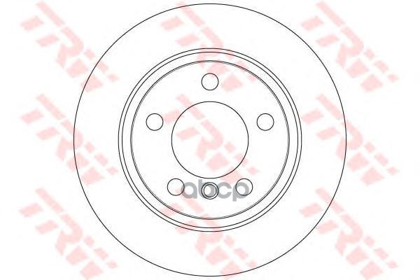 фото Тормозной диск trw/lucas для df6353