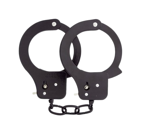 

Наручники Dream Toys Bondx Metal Cuffs Black из листового металла черный