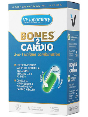 

Витаминный комплекс VPLab Bones 2 Cardio 30 капсул, Bones 2 Cardio