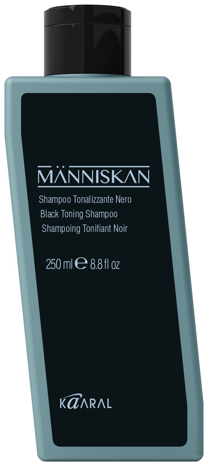 фото Шампунь kaaral manniskan black toning shampoo 250 мл