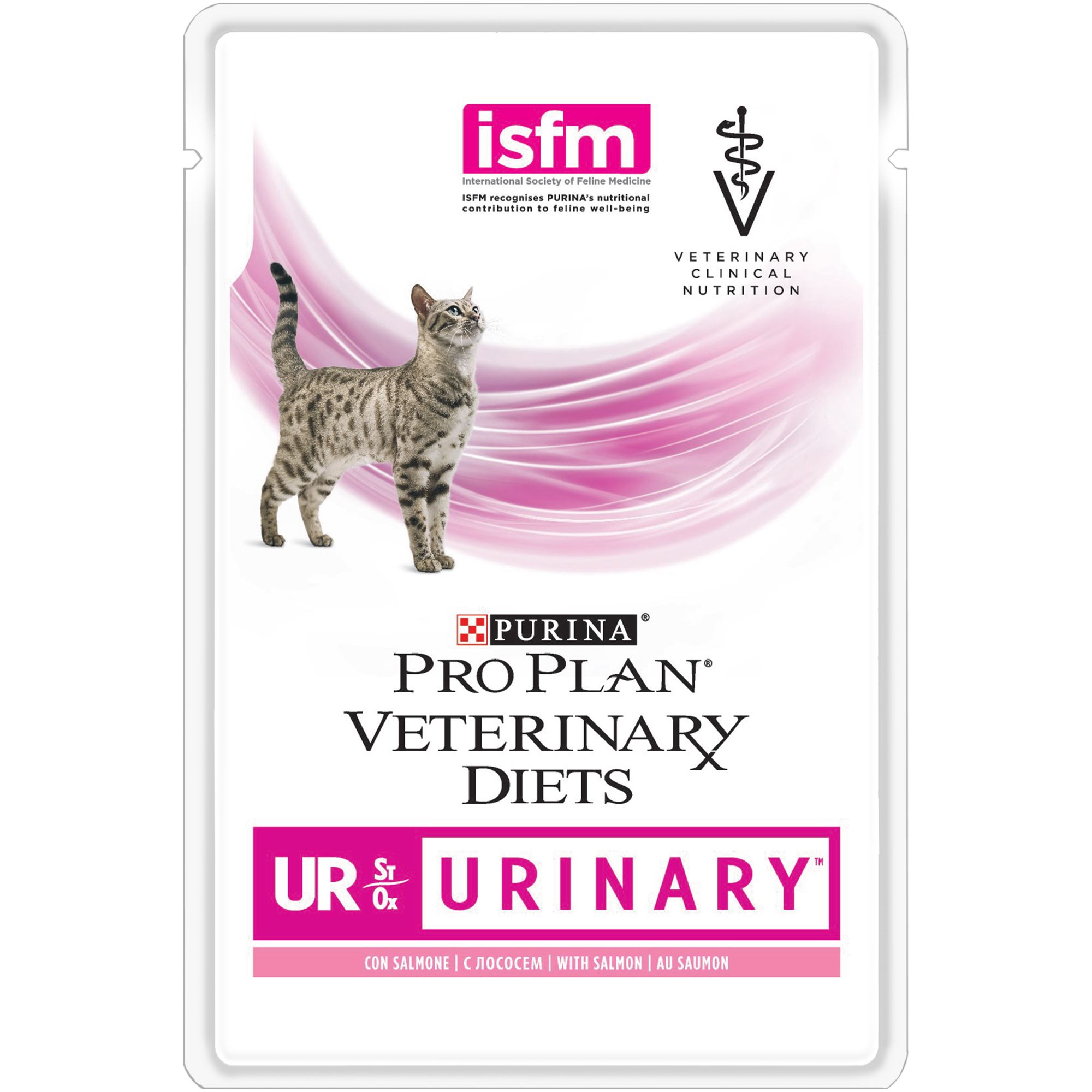 фото Влажный корм для кошек pro plan veterinary diets ur st/ox, при мкб, лосось, 10шт по 85г