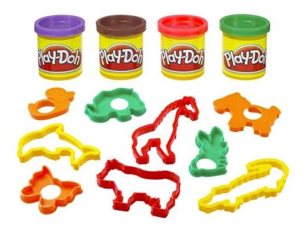 фото Набор для лепки ведерочко пластилин с формочками play-doh в ассортименте