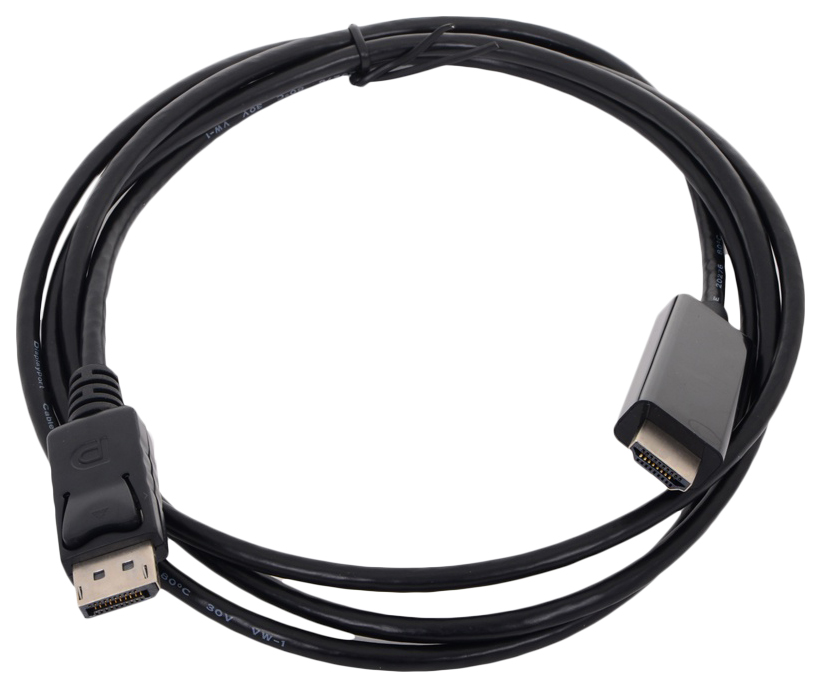 фото Кабель vcom displayport-hdmi, m-m 1,8м black (cg494-b)