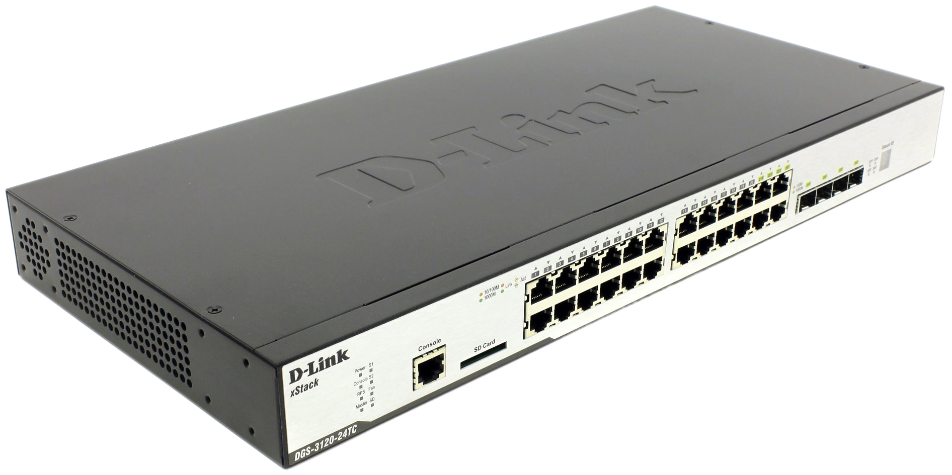 

Коммутатор D-Link xStack DGS-3120-24TC/B1ARI Grey/Black, DGS-3120