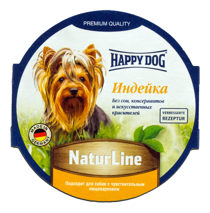 фото Консервы для собак happy dog naturline, индейка, 85г