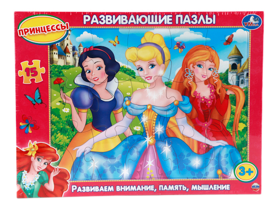 

Пазл Умка принцессы 16 деталей, принцессы